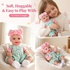 image:imageBABESIDE 12 Inch Baby Doll Realistic Full Vinyl Drink amp Wet Doll Set