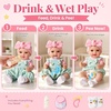 image:imageBABESIDE 12 Inch Baby Doll Realistic Full Vinyl Drink amp Wet Doll Set