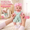 image:imageBABESIDE 12 Inch Baby Doll Realistic Full Vinyl Drink amp Wet Doll Set