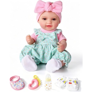 image:imageBABESIDE 12 Inch Baby Doll Realistic Full Vinyl Drink amp Wet Doll Set