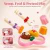 image:imageBABESIDE 12 Inch Baby Doll Full Vinyl Realistic Doll with Feeding Set