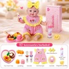 image:imageBABESIDE 12 Inch Baby Doll Full Vinyl Realistic Doll with Feeding Set