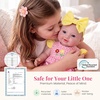 image:imageBABESIDE 12 Inch Baby Doll Full Vinyl Realistic Doll with Feeding Set
