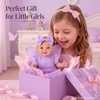 image:imageBABESIDE 12 Inch Baby Doll Full Vinyl with Butterfly Dress Up Accessories
