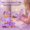 image:imageBABESIDE 12 Inch Baby Doll Full Vinyl with Butterfly Dress Up Accessories