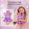 image:imageBABESIDE 12 Inch Baby Doll Full Vinyl with Butterfly Dress Up Accessories