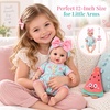 image:imageBABESIDE 12 Inch Baby Doll Full Vinyl with Watermelon Outfit amp Accessories