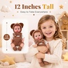 image:imageBABESIDE 12 Inch Baby Doll Realistic Full Vinyl Doll with Accessories Set