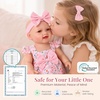 image:imageBABESIDE 15 Inch Baby Doll Soft Body Girl with Feeding Set amp Floral Outfit