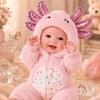 image:imageBABESIDE Baby Doll 15 Inch Realistic Cloth Body Girl in Axolotl Outfit