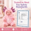 image:imageBABESIDE Baby Doll 15 Inch Realistic Cloth Body Girl in Axolotl Outfit