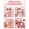 image:imageBABESIDE Baby Doll Carrier Doll Accessories for Dolls Stuffed Animals