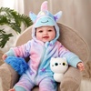 image:imageBABESIDE Baby Dolls 17inch Large Realistic Cute Soft Body Baby DollBlue