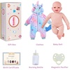 image:imageBABESIDE Baby Dolls 17inch Large Realistic Cute Soft Body Baby DollBlue