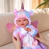 image:imageBABESIDE Baby Dolls 17inch Large Realistic Cute Soft Body Baby DollBluewhite