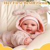 image:imageBABESIDE Baby Dolls 17inch Large Realistic Cute Soft Body Baby DollOffwhite