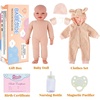 image:imageBABESIDE Baby Dolls 17inch Large Realistic Cute Soft Body Baby DollOffwhite