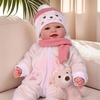 image:imageBABESIDE Baby Dolls 17inch Large Realistic Cute Soft Body Baby DollPinkwhite