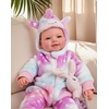 image:imageBABESIDE Baby Dolls 17inch Large Realistic Cute Soft Body Baby DollPurple
