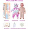 image:imageBABESIDE Baby Dolls 17inch Large Realistic Cute Soft Body Baby DollPurple