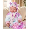 image:imageBABESIDE Baby Dolls 17inch Large Realistic Cute Soft Body Baby DollPurple