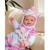 image:imageBABESIDE Baby Dolls 17inch Large Realistic Cute Soft Body Baby DollPurple