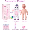 image:imageBABESIDE Baby Dolls 17inch Large Realistic Cute Soft Body Baby DollWhite