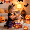 image:imageBABESIDE Halloween Reborn Baby Doll Clothes Set for 1722 Inch Dolls 5 Pcs Outfit with Romper BellBottom Pants Socks amp Headband Holiday Accessories for Pretend Play Doll Not Included