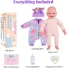 image:imageBABESIDE Mermaid Doll for Kids Realistic Newborn Baby Doll for Role PlayBlue