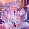 image:imageBABESIDE Mermaid Doll for Kids Realistic Newborn Baby Doll for Role PlayBlue