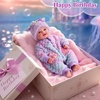 image:imageBABESIDE Mermaid Doll for Kids Realistic Newborn Baby Doll for Role PlayBlue