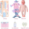 image:imageBABESIDE Mermaid Doll for Kids Realistic Newborn Baby Doll for Role PlayPink
