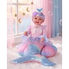 image:imageBABESIDE Mermaid Doll for Kids Realistic Newborn Baby Doll for Role PlayPink