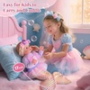 image:imageBABESIDE Mermaid Doll for Kids Realistic Newborn Baby Doll for Role PlayPurple
