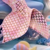 image:imageBABESIDE Mermaid Doll for Kids Realistic Newborn Baby Doll for Role PlayPurple