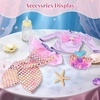 image:imageBABESIDE Mermaid Doll for Kids Realistic Newborn Baby Doll for Role PlayPurple