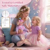 image:imageBABESIDE Mermaid Doll for Kids Realistic Newborn Baby Doll for Role PlayPurple
