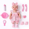 image:imageBABESIDE 15 Inch Baby Doll Soft Body Girl with Feeding Set amp Floral Outfit