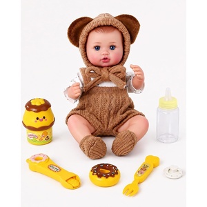 image:imageBABESIDE 12 Inch Baby Doll Realistic Full Vinyl Doll with Accessories Set