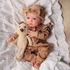 image:imageBABESIDE 16 Inch Silicone Baby Doll Realistic Newborn Girl Reborn Doll Full Body Platinum Silicone Lifelike Baby Gift for Kids 3 amp Collectors