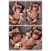 image:imageBABESIDE 18Inch Lifelike Reborn Baby Dolls Larry Realistic Baby Doll Girl Soft Cotton Body Easy to Hold Real Baby Doll Bebe Reborn de Silicona Gift for Kids with Accessories Gift Box