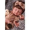 image:imageBABESIDE 18Inch Lifelike Reborn Baby Dolls Larry Realistic Baby Doll Girl Soft Cotton Body Easy to Hold Real Baby Doll Bebe Reborn de Silicona Gift for Kids with Accessories Gift Box