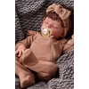 image:imageBABESIDE 18Inch Lifelike Reborn Baby Dolls Larry Realistic Baby Doll Girl Soft Cotton Body Easy to Hold Real Baby Doll Bebe Reborn de Silicona Gift for Kids with Accessories Gift Box