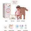 image:imageBABESIDE 18Inch Lifelike Reborn Baby Dolls Larry Realistic Baby Doll Girl Soft Cotton Body Easy to Hold Real Baby Doll Bebe Reborn de Silicona Gift for Kids with Accessories Gift Box