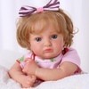 image:imageBABESIDE Lifelike Reborn Baby Dolls 20 Inch Realistic Real Life Poseable Doll Girls Soft Vinyl and Cloth Body with Feeding Kit Gift Box for Kids Age 3