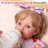 image:imageBABESIDE Lifelike Reborn Baby Dolls 20 Inch Realistic Real Life Poseable Doll Girls Soft Vinyl and Cloth Body with Feeding Kit Gift Box for Kids Age 3