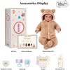 image:imageBABESIDE Reborn Baby Dolls 20 inch Realistic Baby Boy with Soft Cloth Body