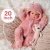 image:imageBABESIDE Reborn Baby Dolls Girl 20 Inch Cute Posable Realistic Baby Doll
