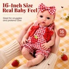 image:imageBABESIDE Silicone Baby Doll 16 Inch Reborn Baby Dolls Silicone Full Body