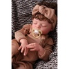 image:imageBABESIDE 18Inch Lifelike Reborn Baby Dolls Larry Realistic Baby Doll Girl Soft Cotton Body Easy to Hold Real Baby Doll Bebe Reborn de Silicona Gift for Kids with Accessories Gift Box